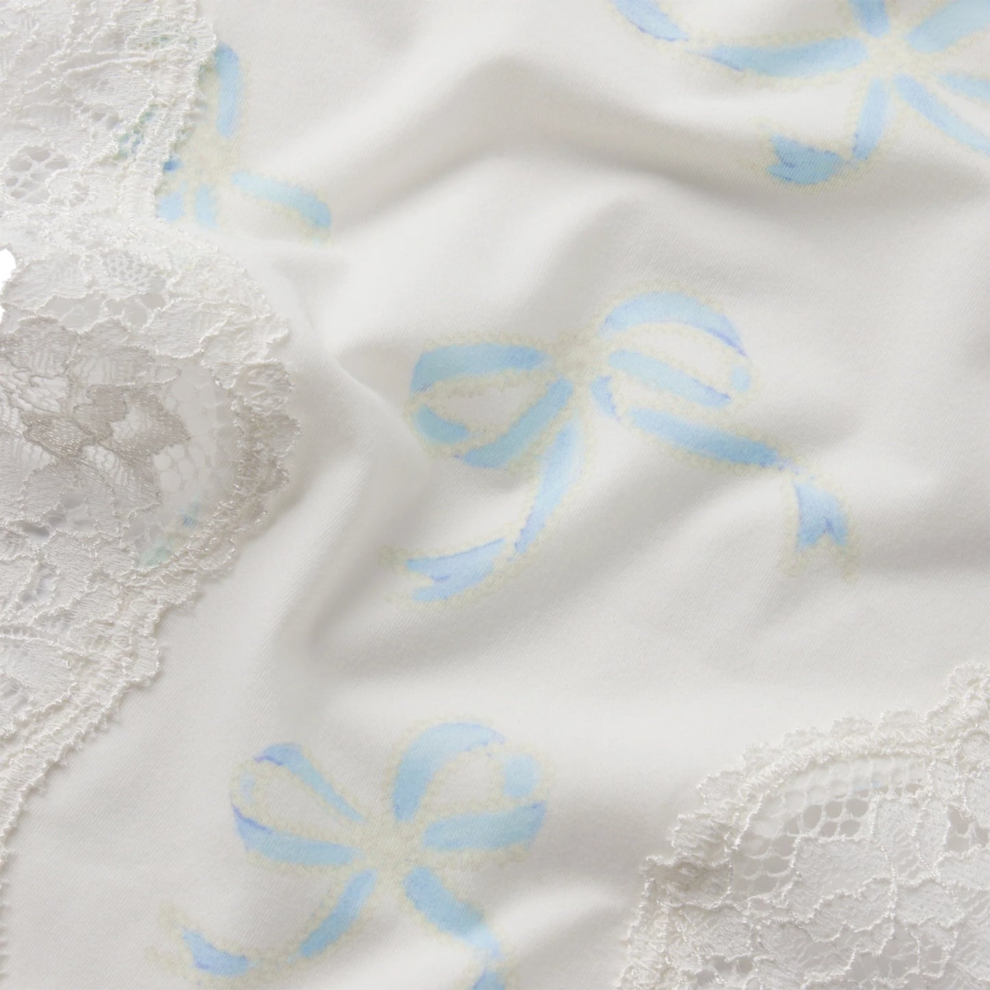 FITS EVERYBODY LACE DIPPED THONG 5-PACK | IVORY PEARL BOW MULTI