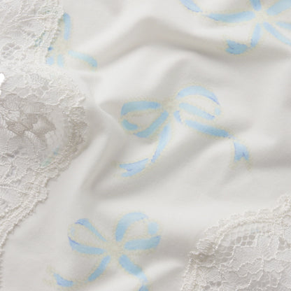 FITS EVERYBODY LACE DIPPED THONG 5-PACK | IVORY PEARL BOW MULTI