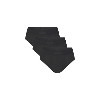 SKIMS COTTON MENS BRIEF 3-PACK | ONYX