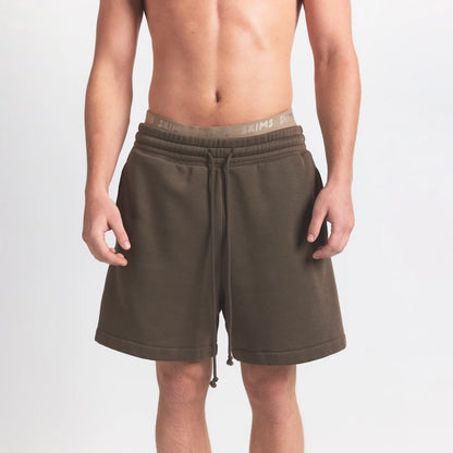 FLEECE LOUNGE MENS RELAXED SHORT | DRIFTWOOD
