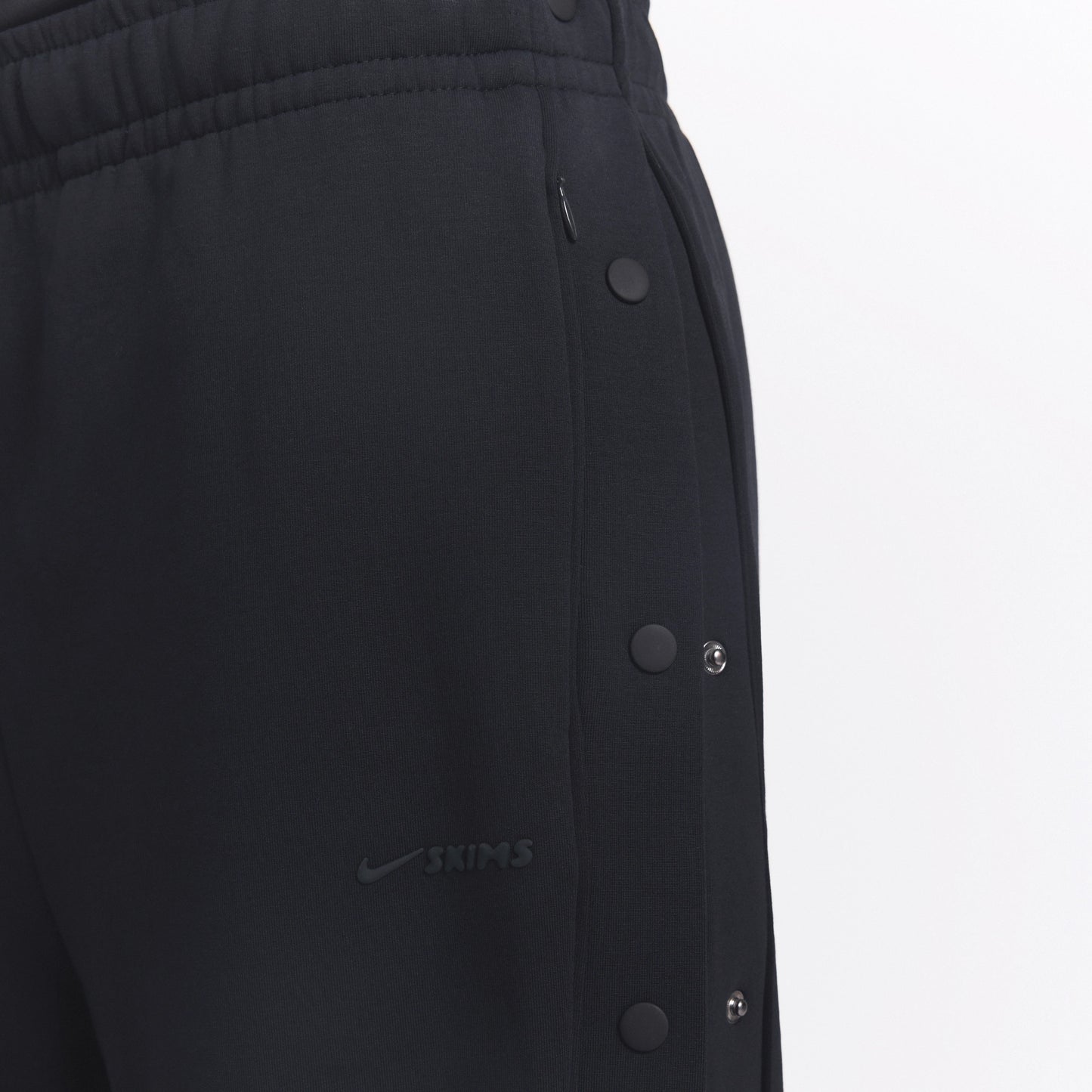NikeSKIMS MATTE TRICOT SIDE SNAPS PANT | OBSIDIAN