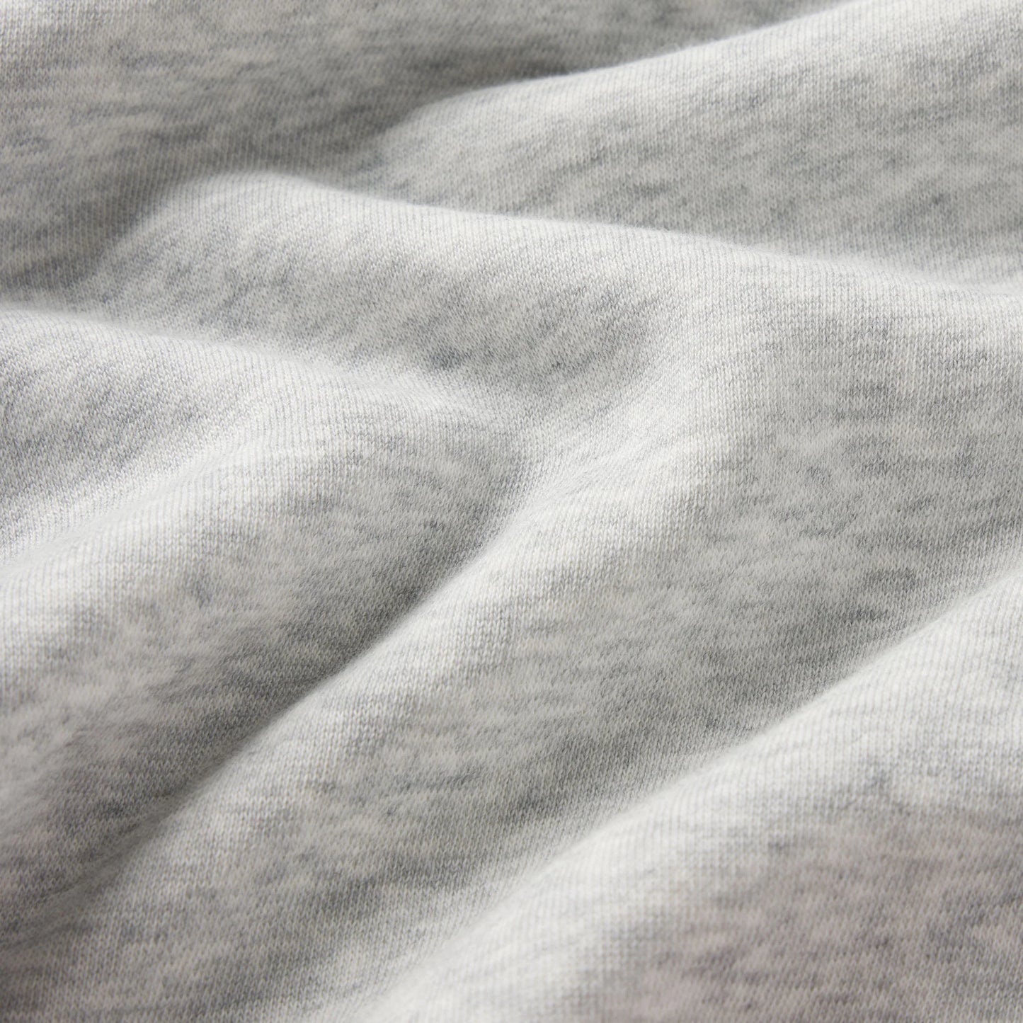 FLEECE LOUNGE MENS RELAXED HIGH CREWNECK | LIGHT HEATHER GREY