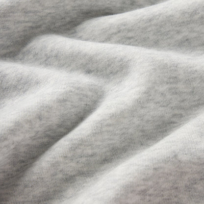 FLEECE LOUNGE MENS RELAXED HIGH CREWNECK | LIGHT HEATHER GREY
