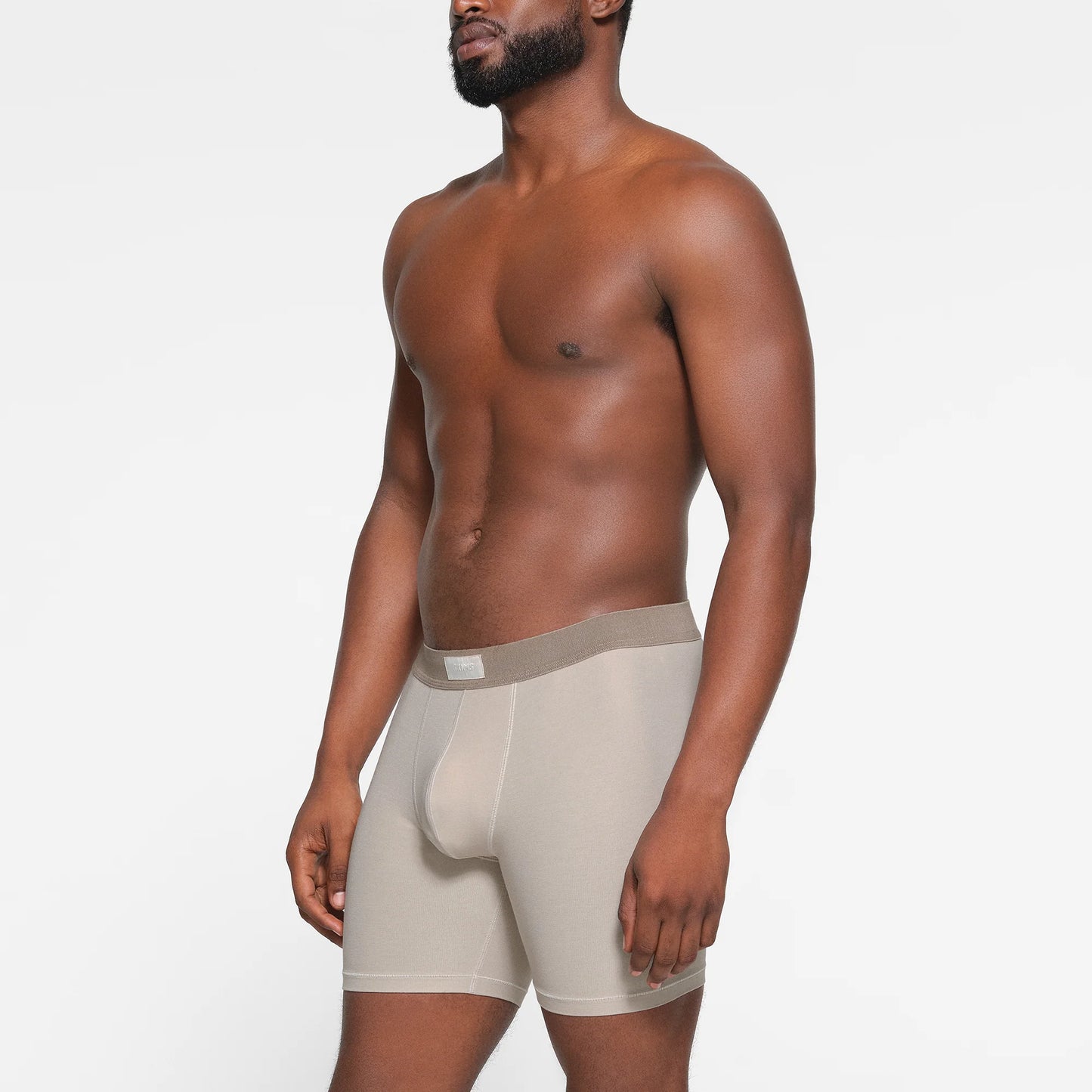 SKIMS COTTON MENS 5" BOXER BRIEF 3-PACK | STONE MULTI