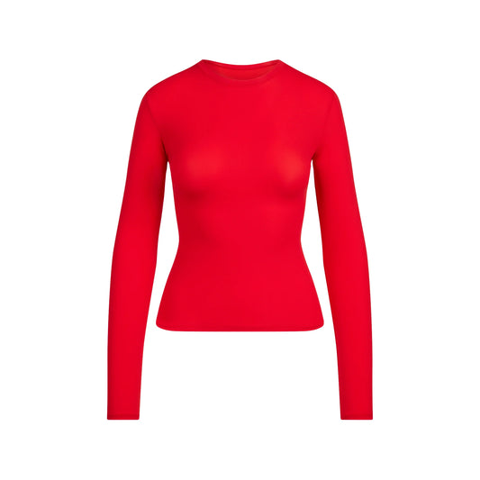 FITS EVERYBODY LONG SLEEVE T-SHIRT | CHERRY