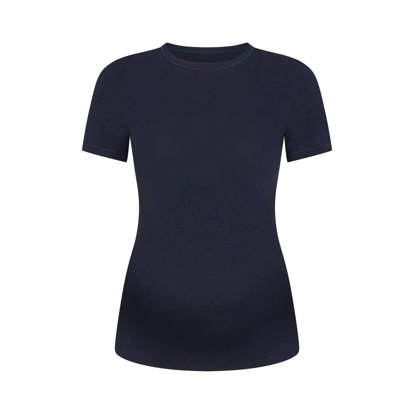 COTTON JERSEY MATERNITY T-SHIRT | NAVY