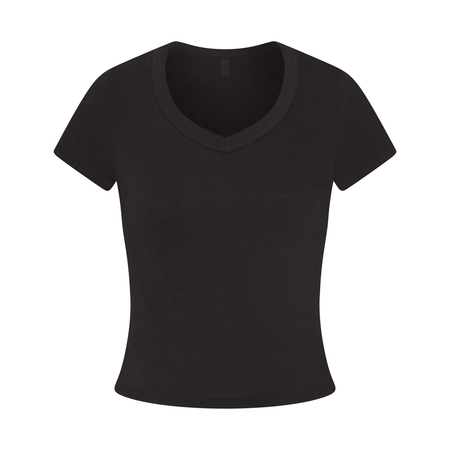 WORN IN JERSEY BABY V NECK TEE | WASHED ONYX