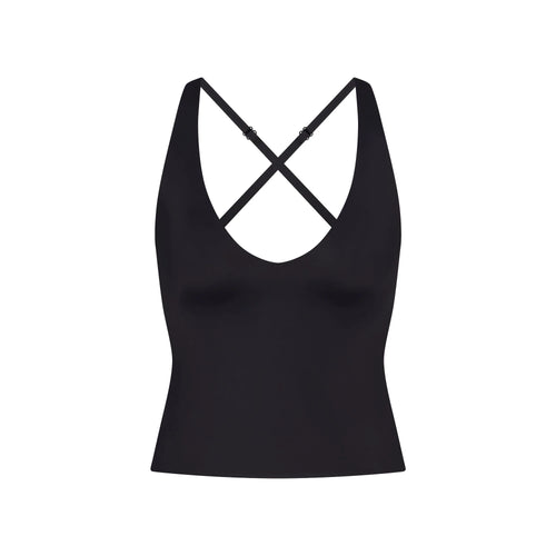 NikeSKIMS SHINE V-NECK TANK | OBSIDIAN