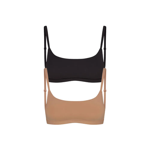FITS EVERYBODY SCOOP BRALETTE 2-PACK | SIENNA AND ONYX