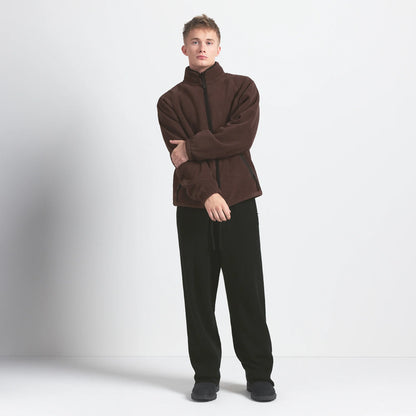 ARCTIC FLEECE MENS ZIP UP JACKET | ESPRESSO