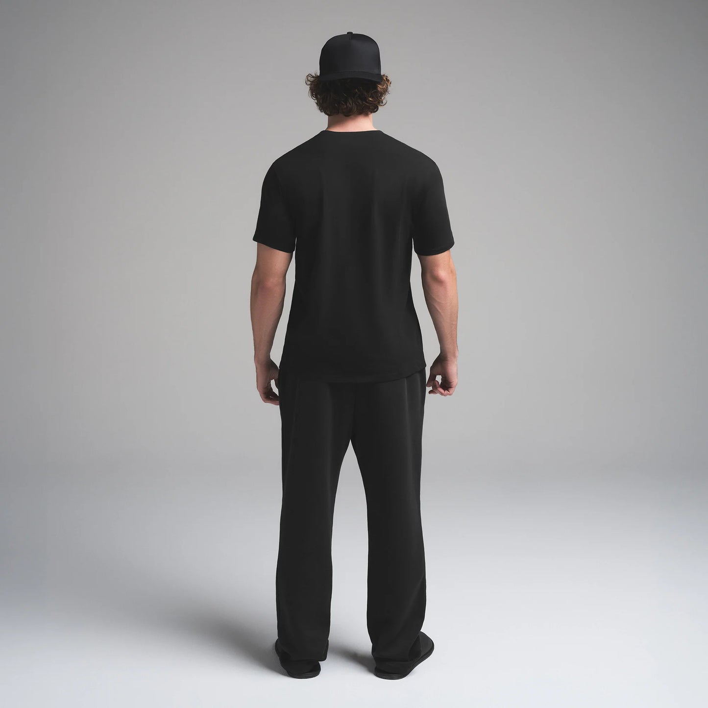 SKIMS COTTON MENS CLASSIC T-SHIRT | ONYX