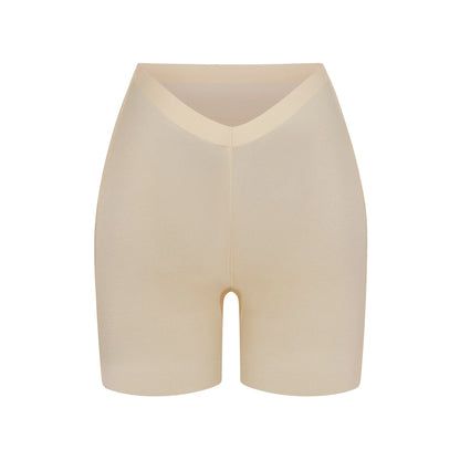 SHEER SCULPT LOW BACK SHORT | SAND