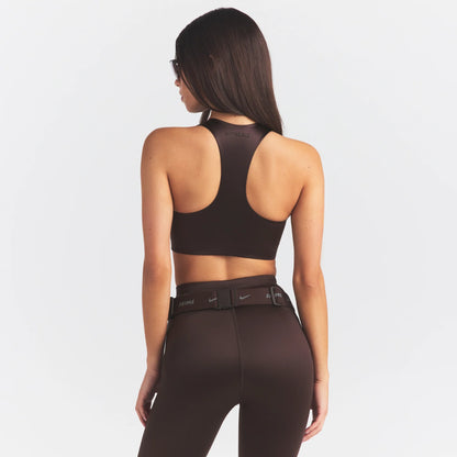NikeSKIMS SATIN SHINE RACERBACK ZIP FRONT BRA | PHOENIX