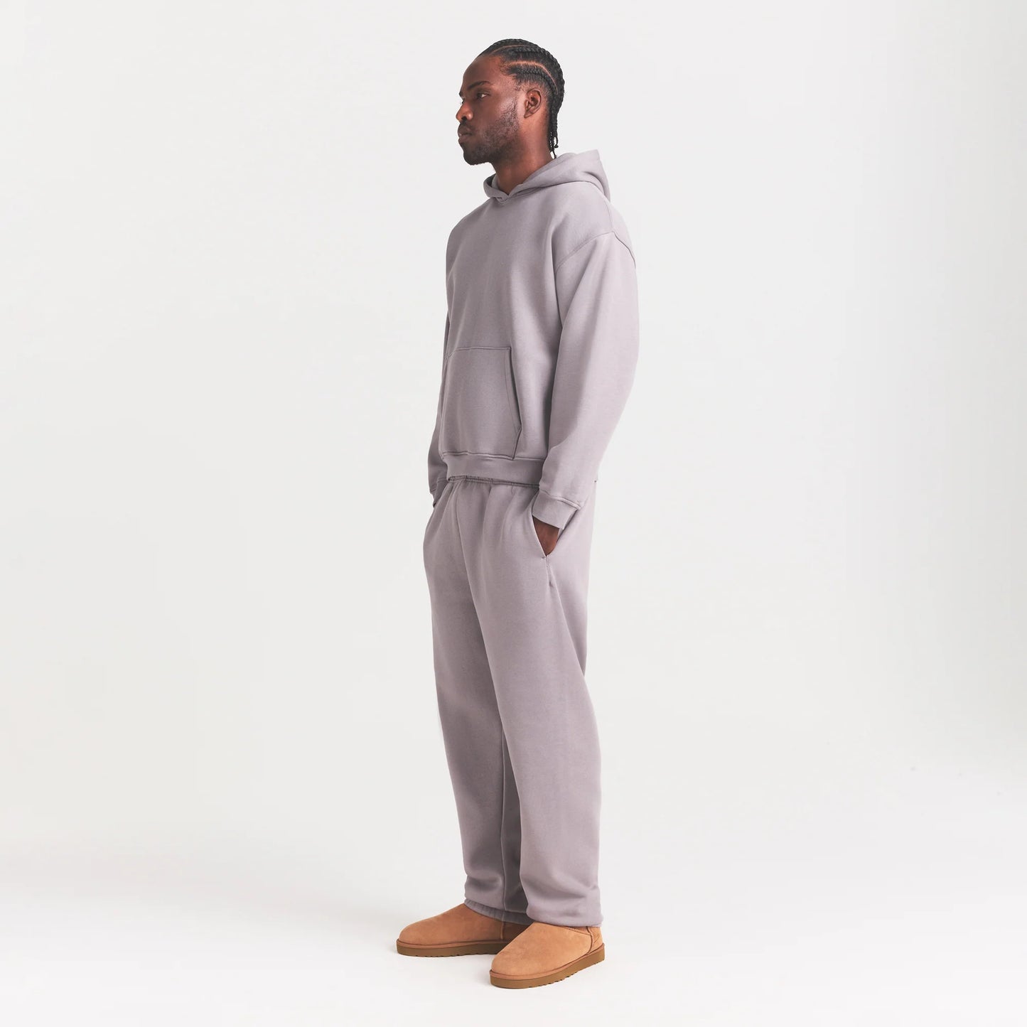 FLEECE LOUNGE MENS RELAXED JOGGER | SHADOW