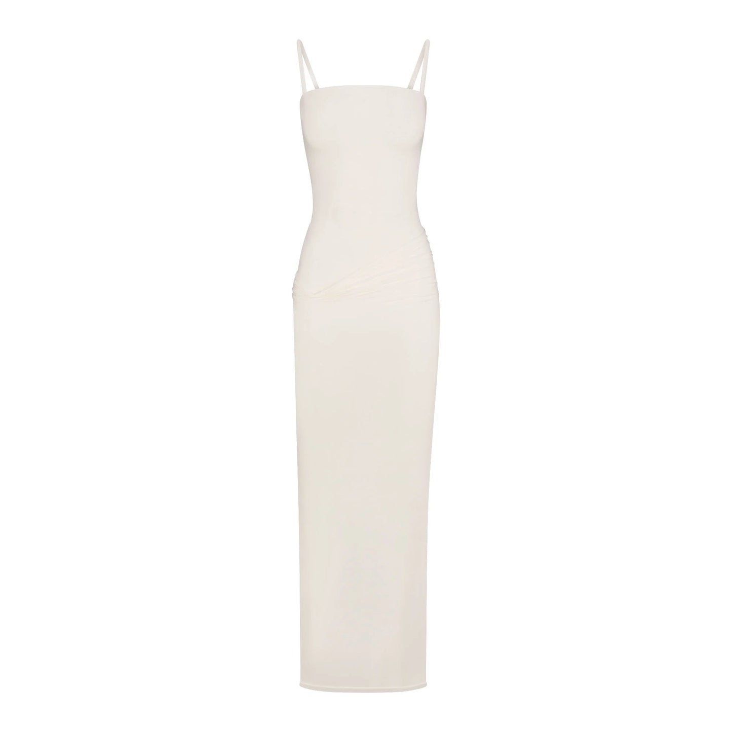 VETTESE X SKIMS SHEER MODAL LONG DRESS | ECRU