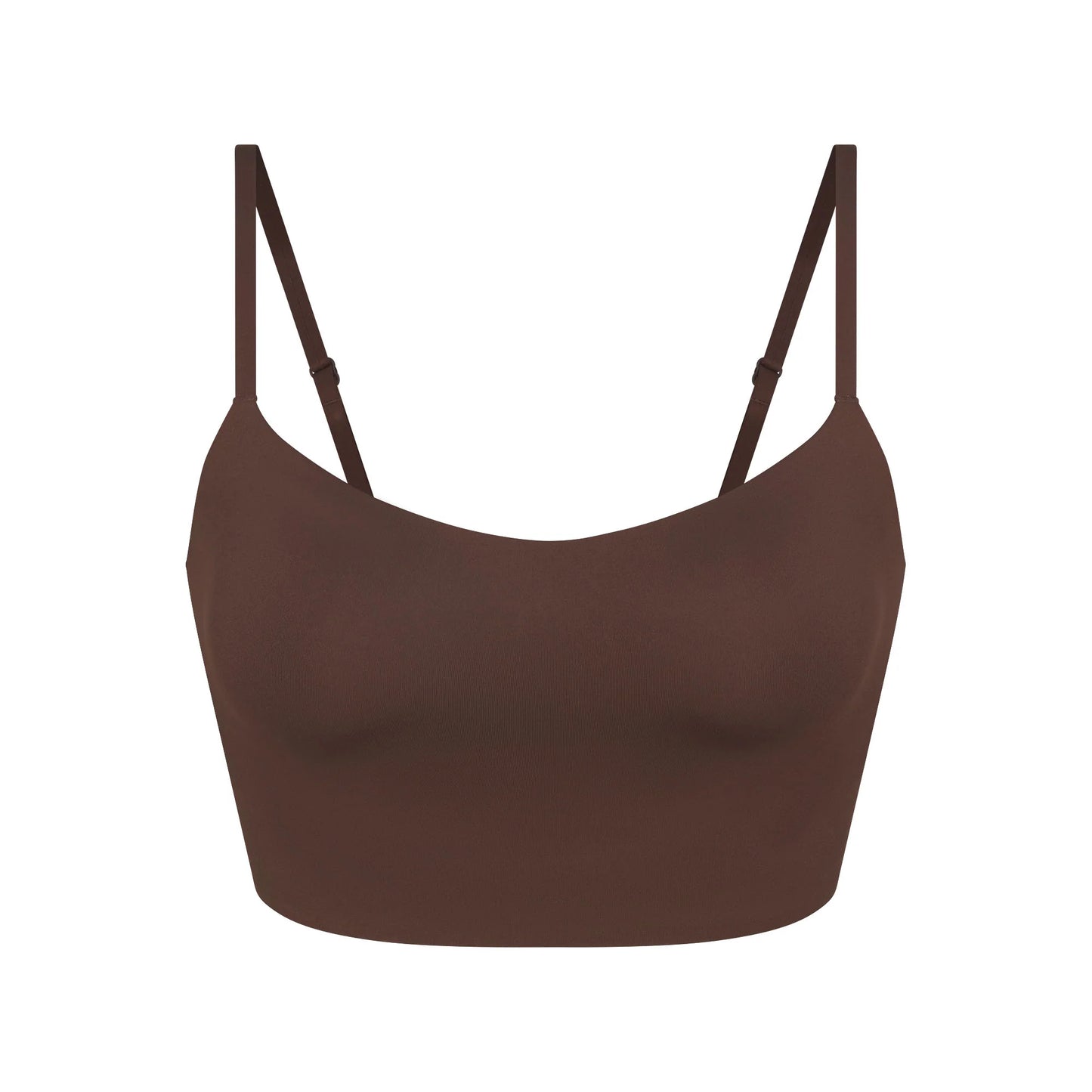 NikeSKIMS MATTE CAMI BRA TOP | DARK SEPIA