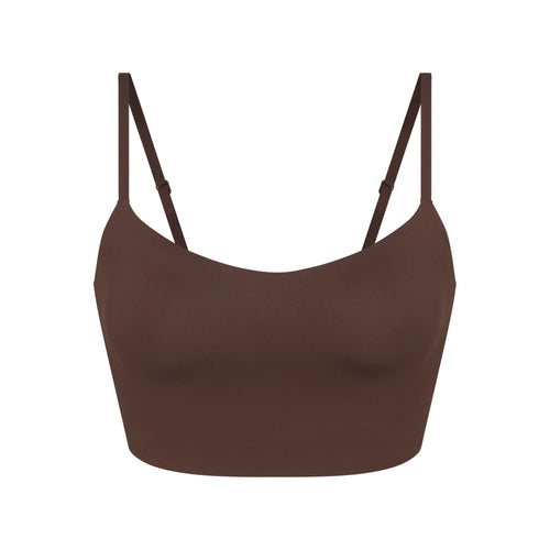NikeSKIMS MATTE CAMI BRA TOP | DARK SEPIA
