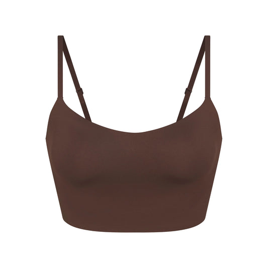 NikeSKIMS MATTE CAMI BRA TOP | DARK SEPIA