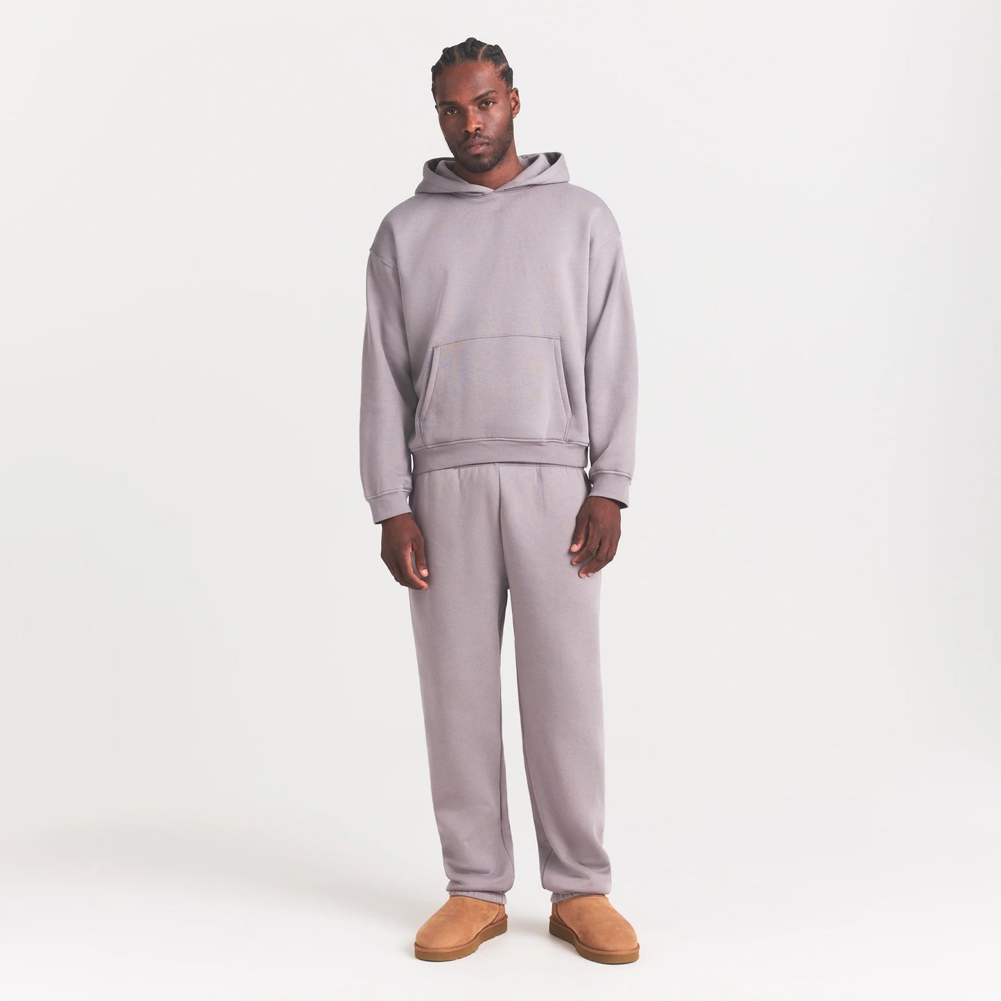 FLEECE LOUNGE MENS RELAXED JOGGER | SHADOW