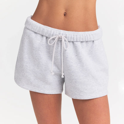 COTTON FLEECE CLASSIC SHORT | LIGHT HEATHER GREY