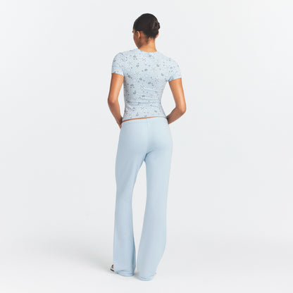 COTTON JERSEY T-SHIRT | POWDER BLUE BANDANA