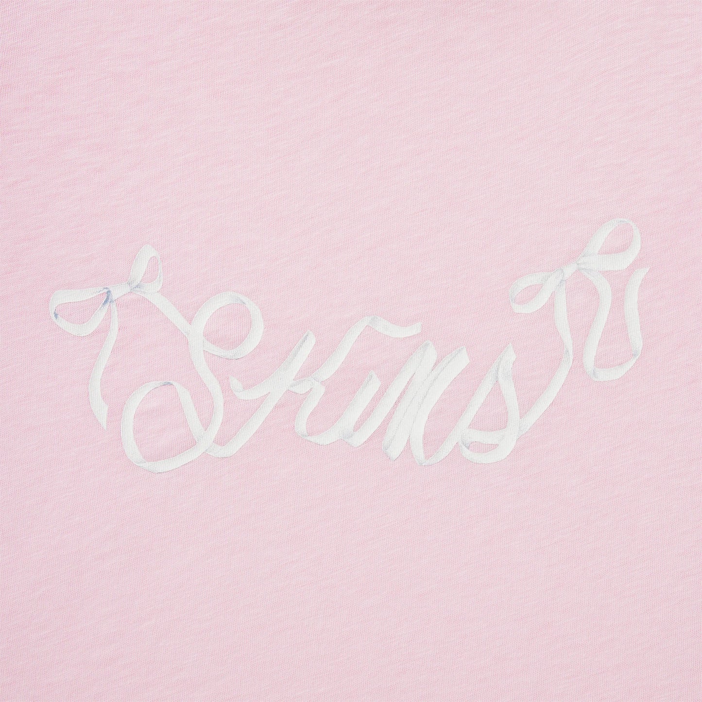 WORN IN JERSEY T-SHIRT | PEONY SKIMS BOW
