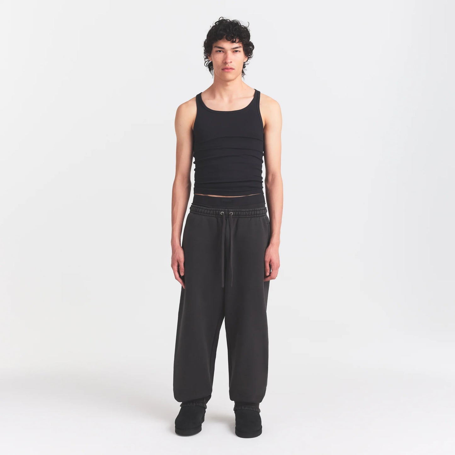 HEAVYWEIGHT FLEECE MENS JOGGER | WASHED ONYX