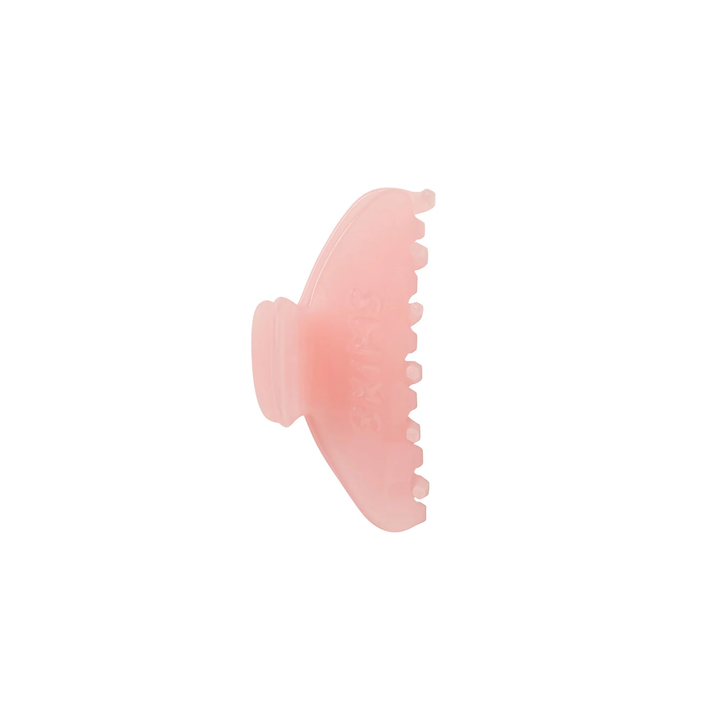 GETTING READY ACCESSORIES EMBOSSED LOGO MINI CLAW CLIP | PEONY