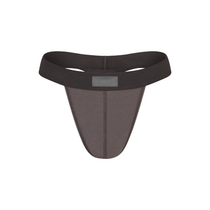 SKIMS COTTON MENS THONG | WASHED GUNMETAL