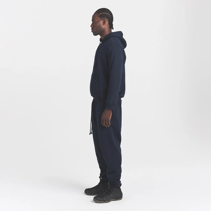 FLEECE LOUNGE MENS TAPERED JOGGER | NAVY