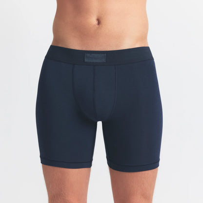 SKIMS COTTON MENS 5" BOXER BRIEF 5-PACK | BLUE BLACK STONE MULTI