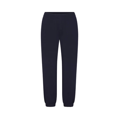 DRAPEY FRENCH TERRY CROPPED JOGGER | NAVY