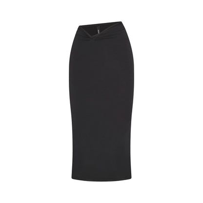 VETTESE X SKIMS SHEER MODAL MIDI SKIRT | ONYX