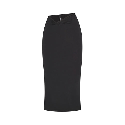 VETTESE X SKIMS SHEER MODAL MIDI SKIRT | ONYX