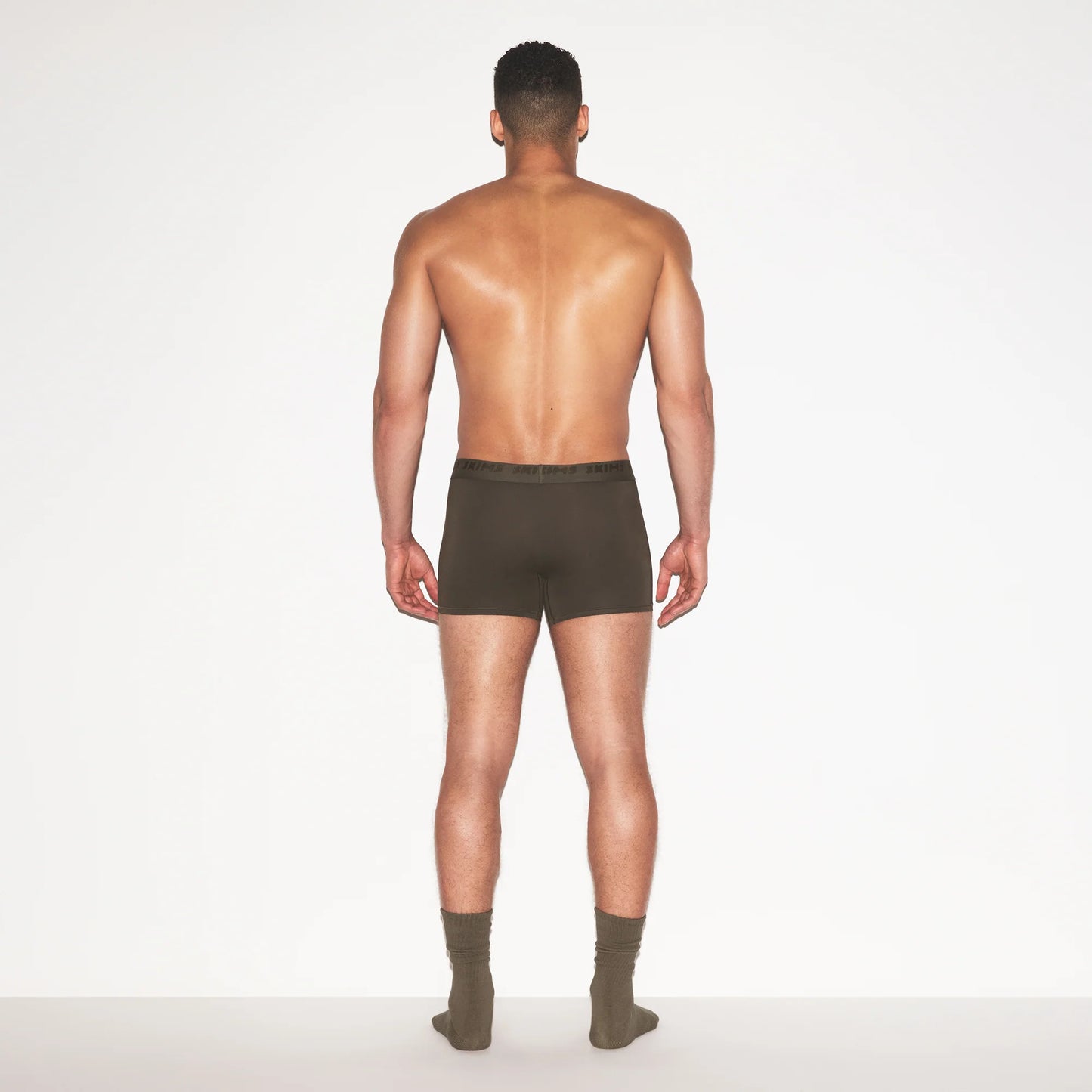 SKIMS STRETCH MENS 3" BOXER BRIEF | LODEN