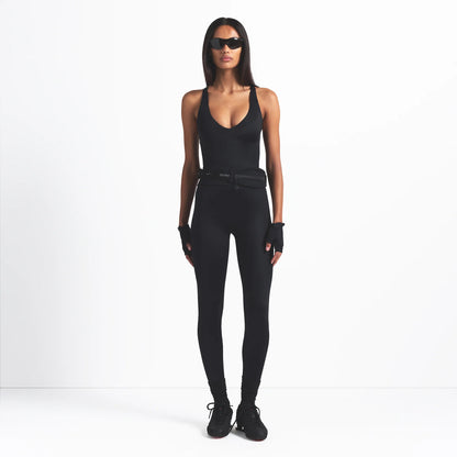 NikeSKIMS SHINE V-NECK TANK | OBSIDIAN