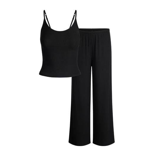 SOFT LOUNGE TANK SLEEP SET | ONYX