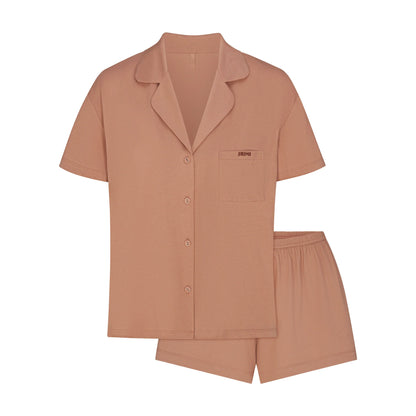 ORGANIC COTTON SLEEP SHORT SLEEVE SET | SIENNA