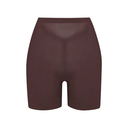 SHEER SCULPT LOW BACK SHORT | COCOA