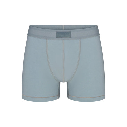 SKIMS COTTON MENS 3" BOXER BRIEF | SKY