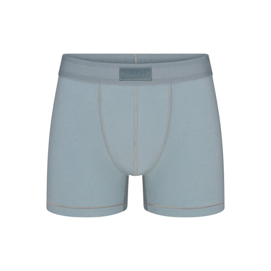 SKIMS COTTON MENS 3" BOXER BRIEF | SKY