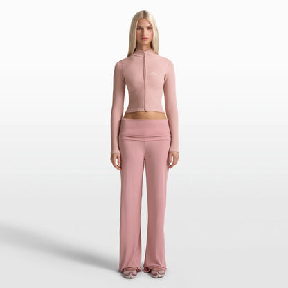 NikeSKIMS STRETCH KNIT FOLDOVER WIDE LEG PANT | HIMALAYAN