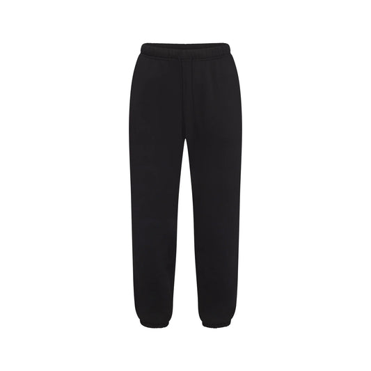 FLEECE LOUNGE MENS TAPERED JOGGER | WASHED ONYX