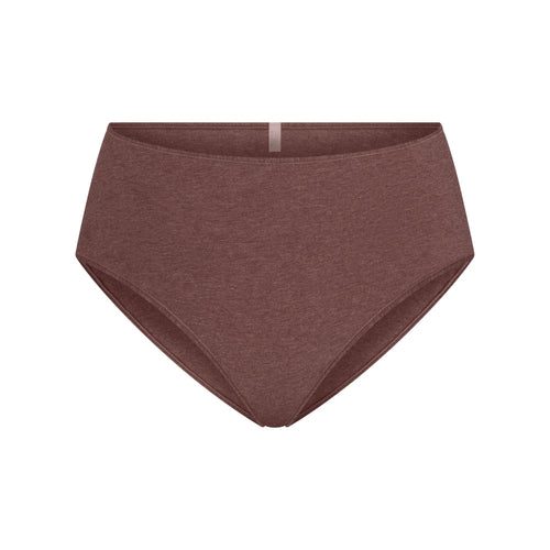 EVERYDAY COTTON BRIEF | COCOA HEATHER