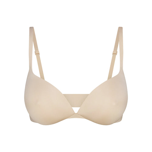 SKIMS ULTIMATE NIPPLE WIRELESS PUSH-UP BRA | SAND