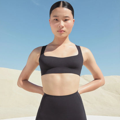 NikeSKIMS STUDIO STRETCH RACERBACK BRA | OBSIDIAN