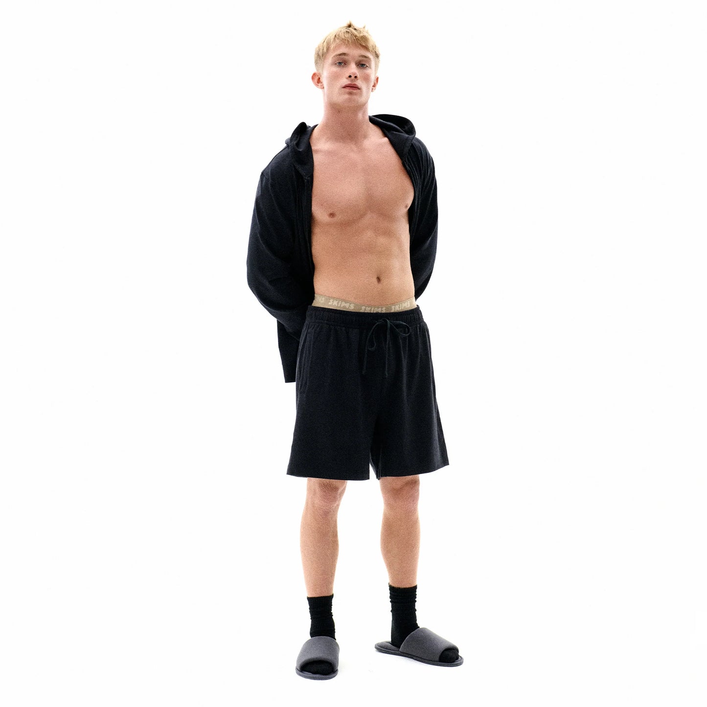 JERSEY LOUNGE MENS RELAXED SHORT | OBSIDIAN