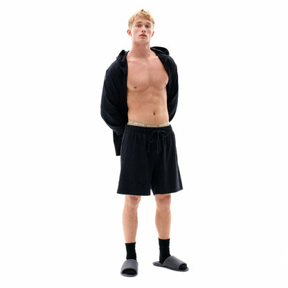 JERSEY LOUNGE MENS RELAXED SHORT | OBSIDIAN