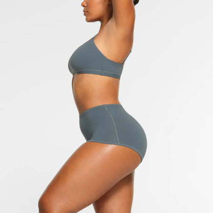 COTTON JERSEY BOY SHORT | KYANITE