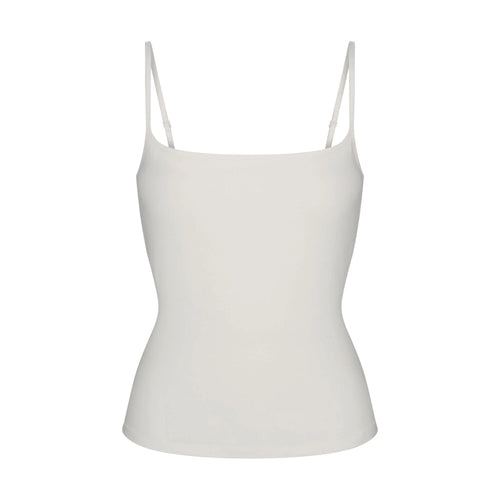 COTTON JERSEY SCOOP NECK CAMI | MARBLE